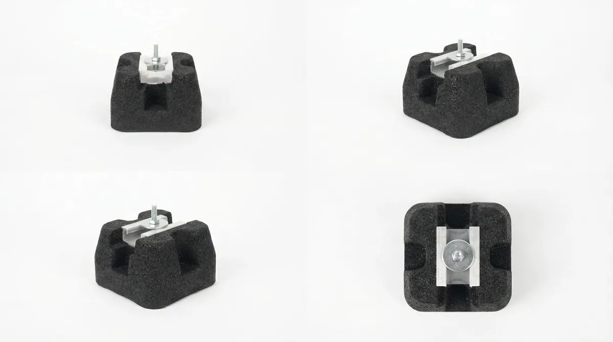 W'eau Trillingsdempers voor mini warmtepompen - 4 stuks - Azzura Pool