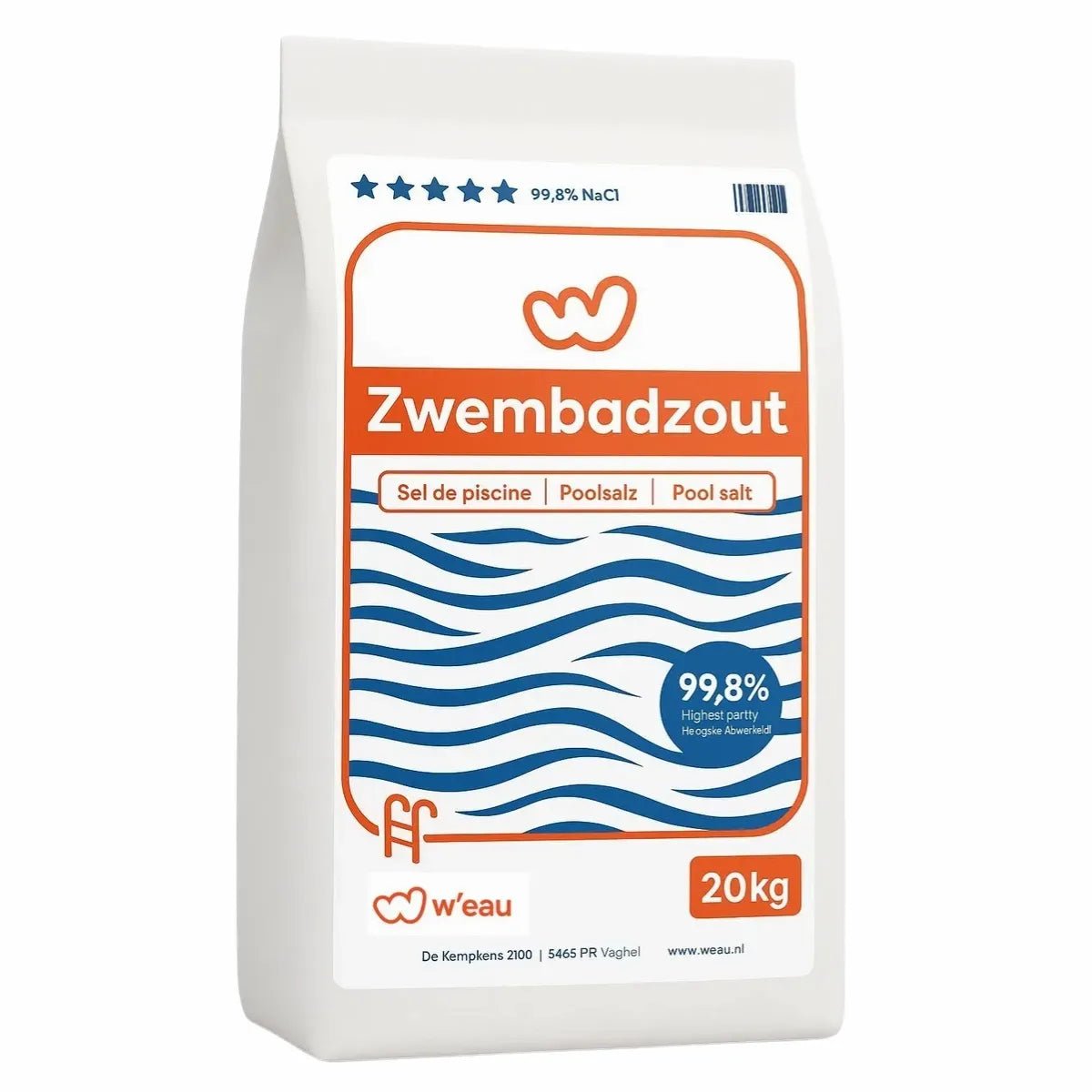 W'eau zwembadzout 20 kg - Azzura Pool