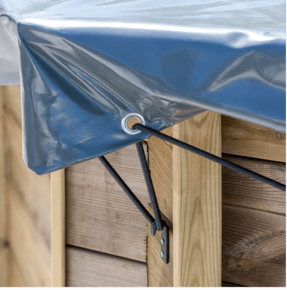 Winterzeil voor Rechthoekige Zwembaden – Model Lemon 415 x 240 cm - Azzura Pool