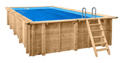 Zomerafdekking voor Rechthoek zwembad 790 cm x 400 cm - Azzura Pool