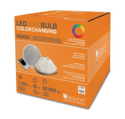 Zwembadlamp LED Kleur (PAR56, 12V, 15W) met afstandsbediening - Azzura Pool