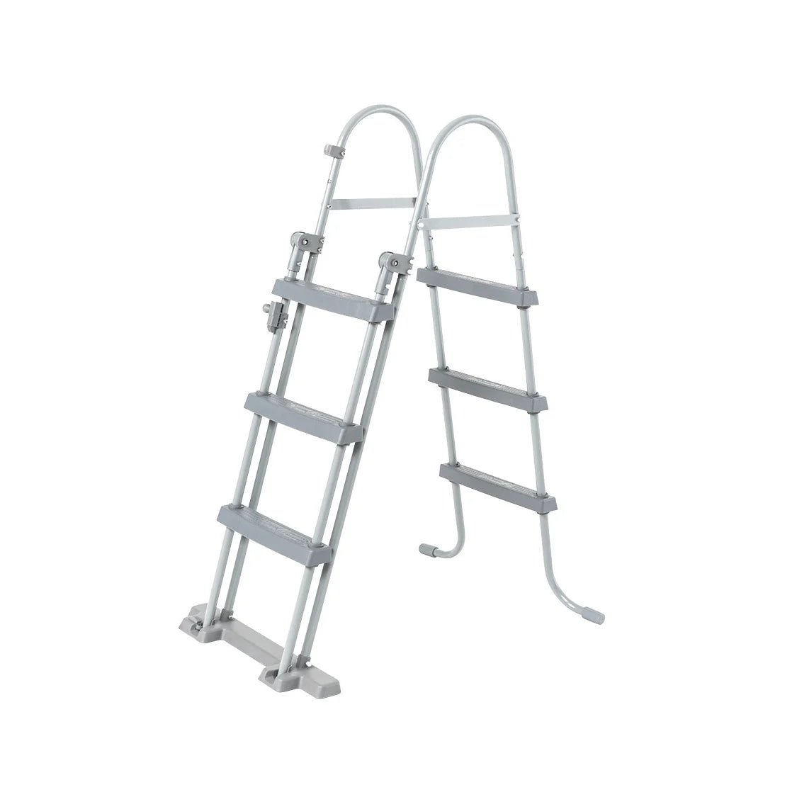 Zwembadtrap kunststof Grijs 107 cm - Azzura Pool