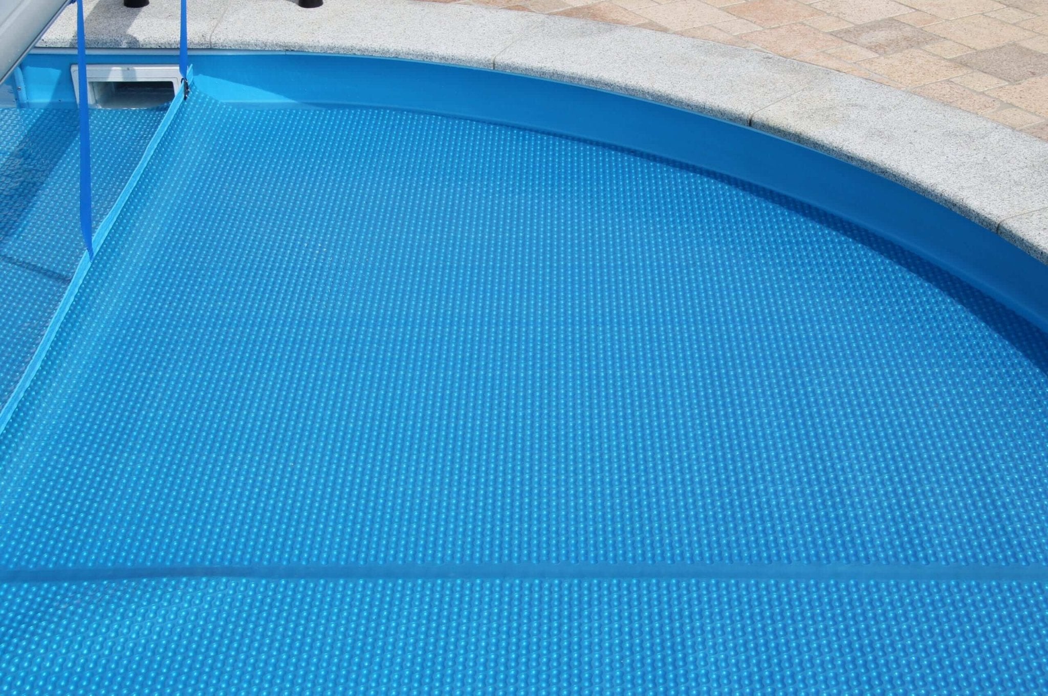 Zwembadzeil noppenfolie Donkerblauw voor ovaal zwembad 488 cm x 300 cm - Azzura Pool