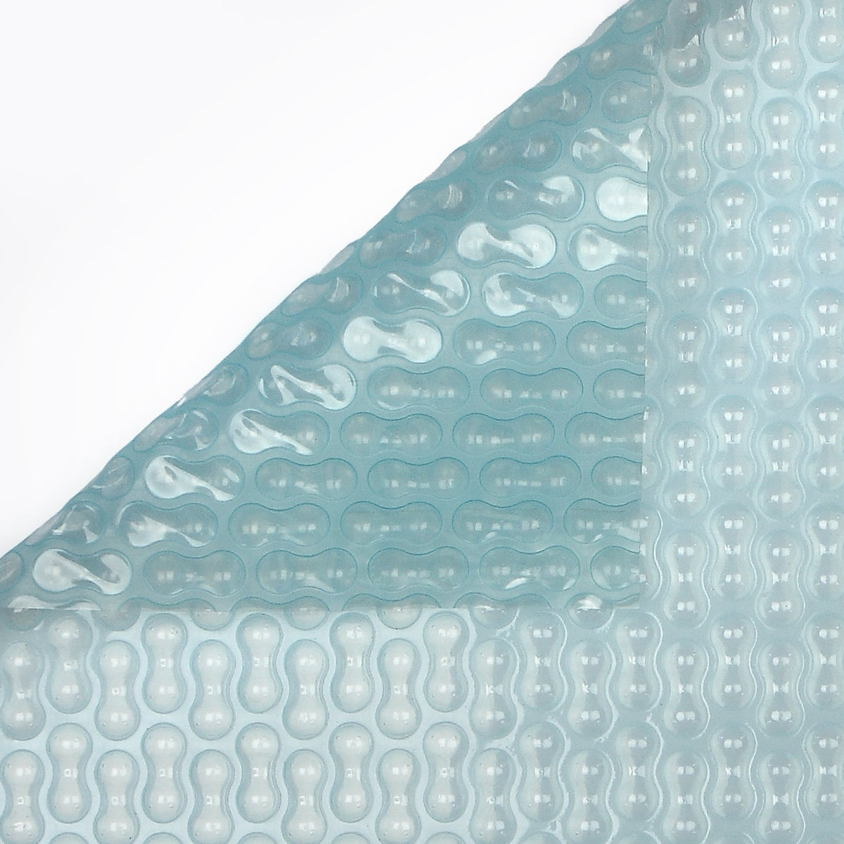 Zwembadzeil noppenfolie Lichtblauw voor ovaal zwembad 586 cm x 350 cm - Azzura Pool