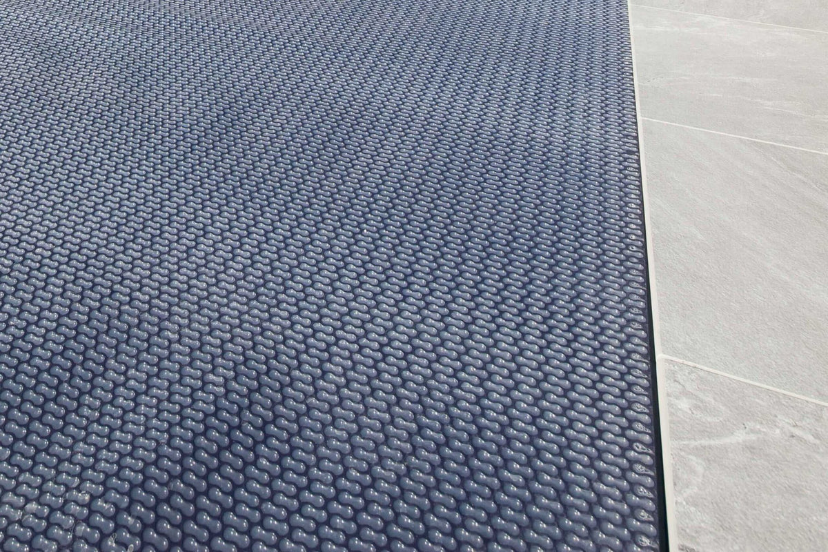 Zwembadzeil noppenfolie Nacht Blauw voor ovaal zwembad 614 cm x 300 cm - Azzura Pool