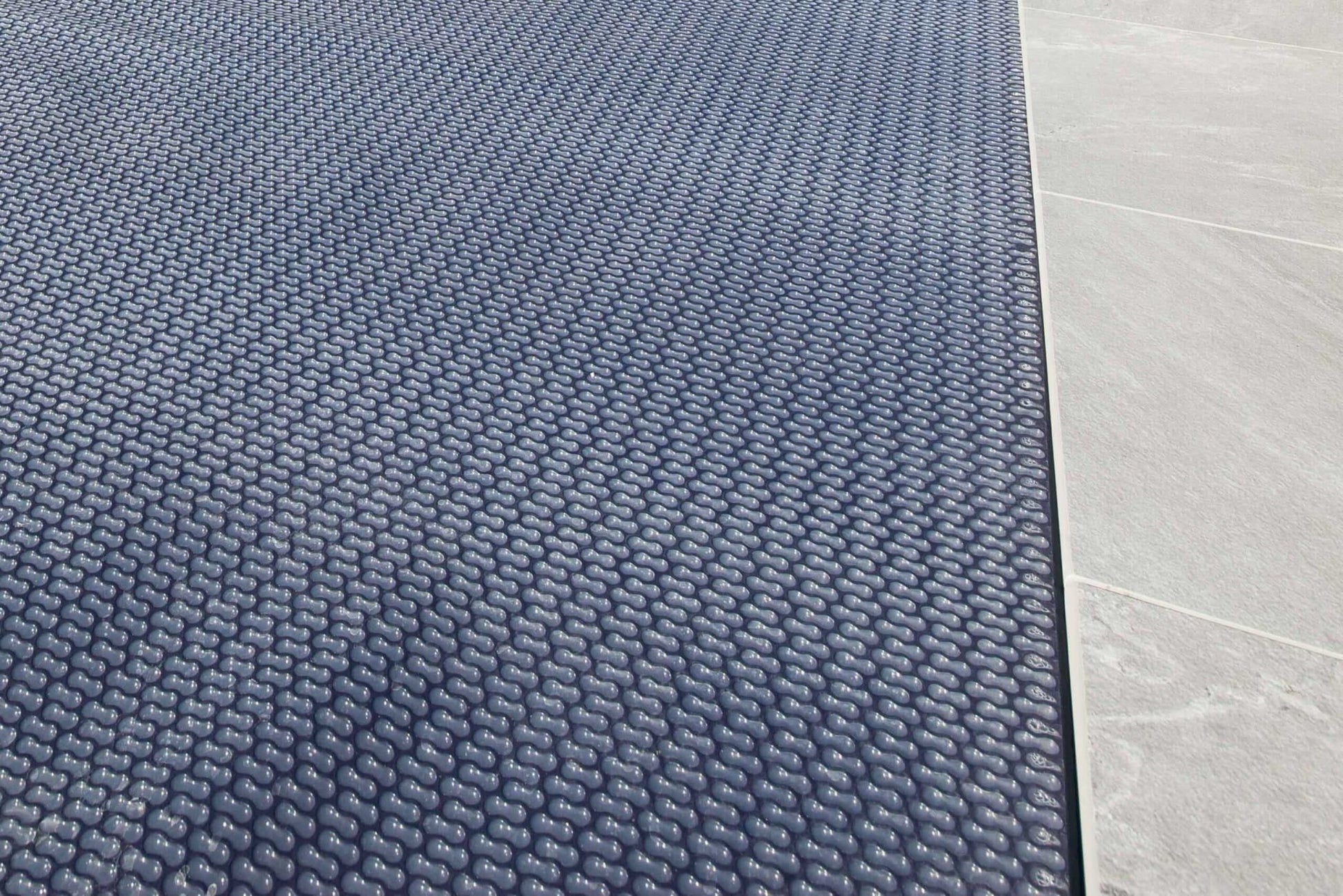 Zwembadzeil noppenfolie Nacht Blauw voor rond zwembad Ø 450 cm - Azzura Pool