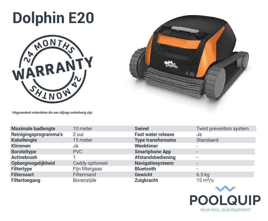 Schwimmbadroboter Dolphin E20
