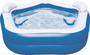Bestway vijfhoekig familiezwembad 213cm x 207cm x 69cm