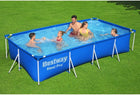 Piscina con marco de acero Bestway de 400 cm x 211 cm x 81 cm 