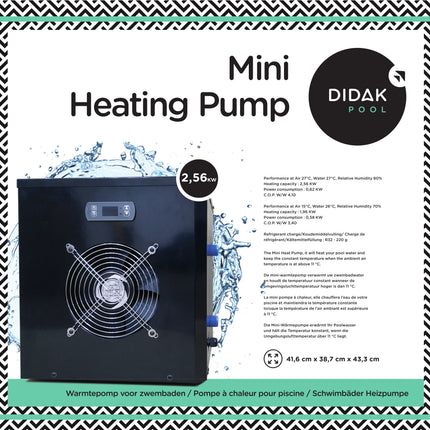 Didak Pool Mini Warmtepomp, 3,5 kW