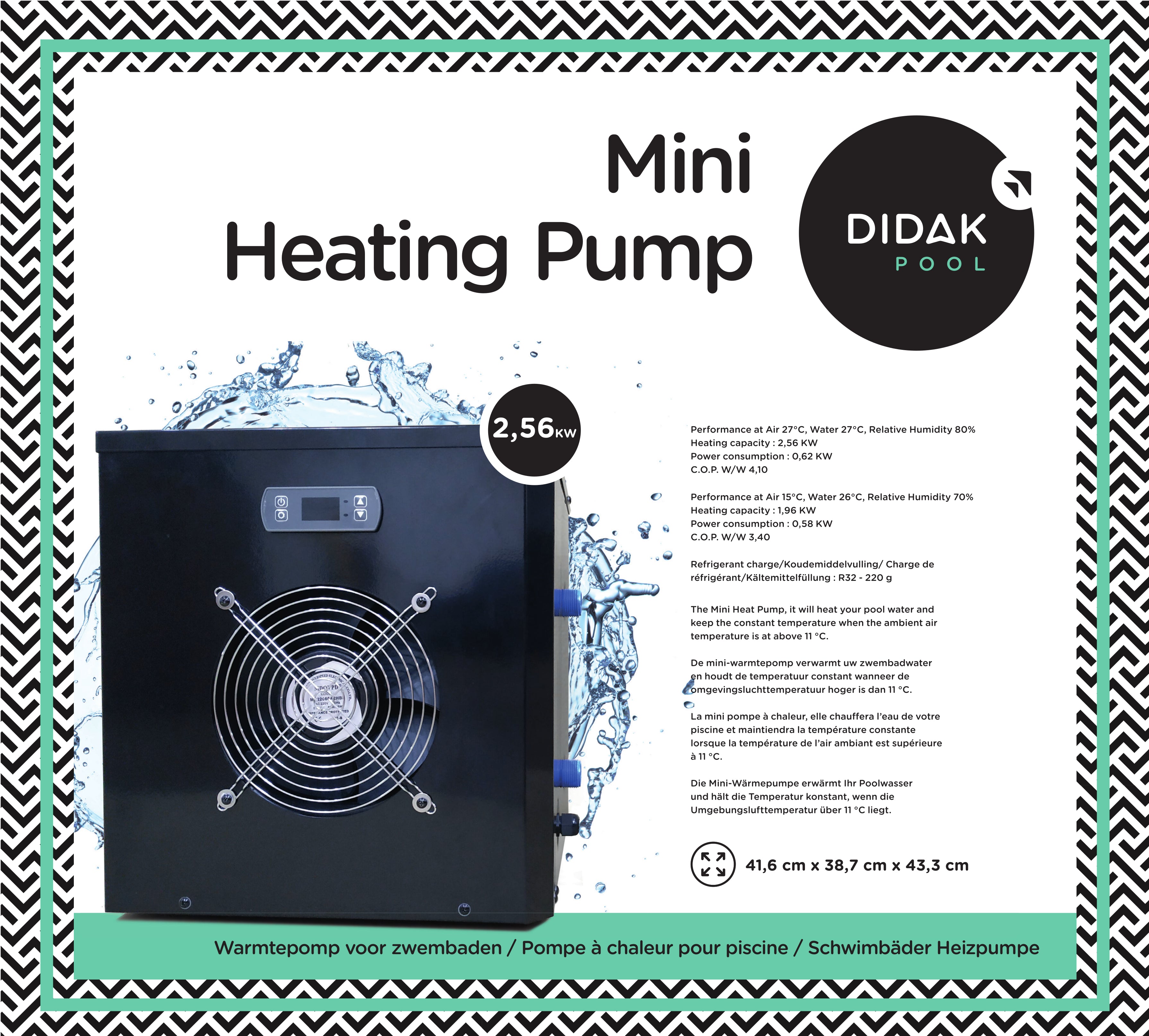 Didak Pool Mini-Wärmepumpe, 3,5 kW
