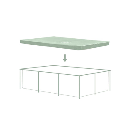 Swim Essentials groen Afdekzeil voor zwembad 260 cm x 160 cm
