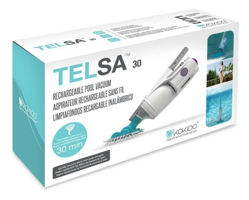 Kokido Telsa 30 wiederaufladbarer Poolstaubsauger