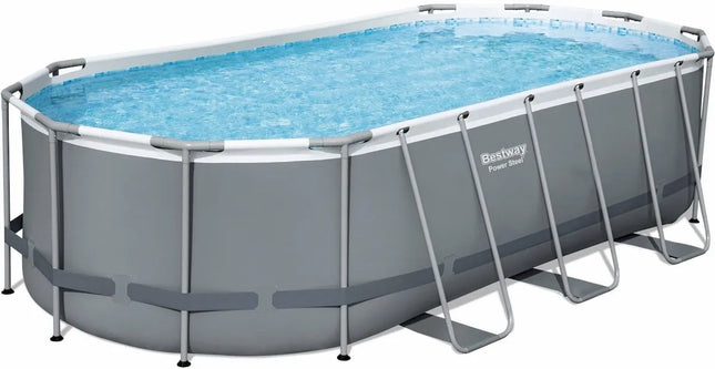 Piscine ovale Bestway Power Steel - 549 cm x 274 cm x 122 cm