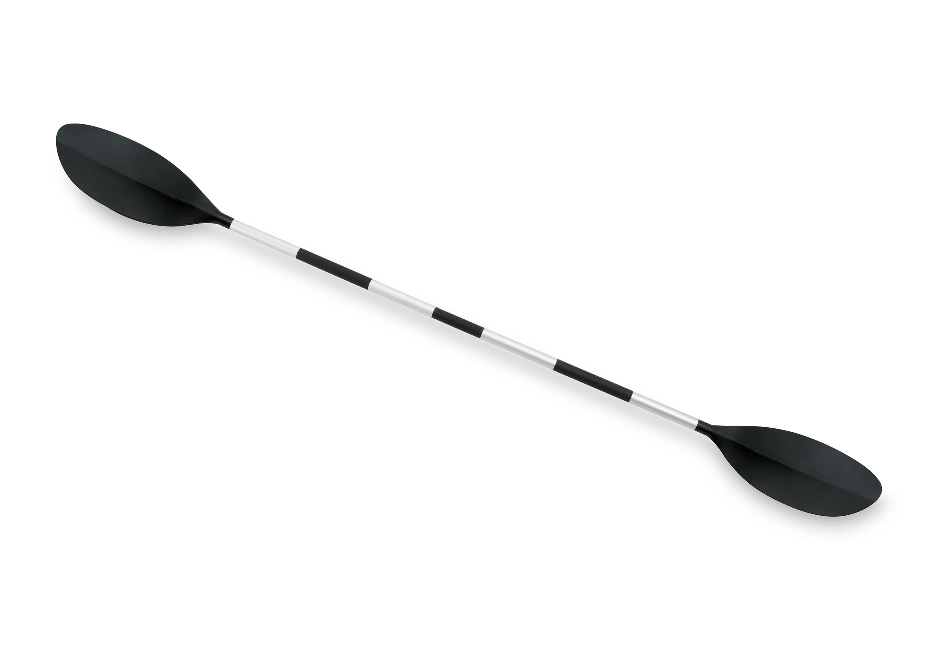 Intex Kajakpaddel 218 cm Aluminium Schwarz/Silber