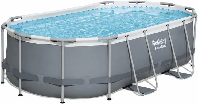 Piscine ovale Bestway Power Steel 427 cm x 250 cm x 100 cm