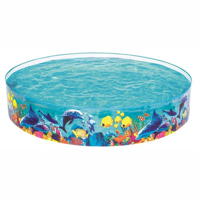 Bestway Redondo Seaworld Fill `N Fun Azul (244cm x 46 cm)