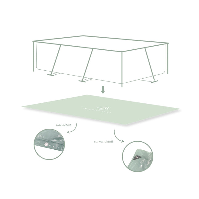 Swim Essentials Grondzeil zwembad 200cm x 300cm