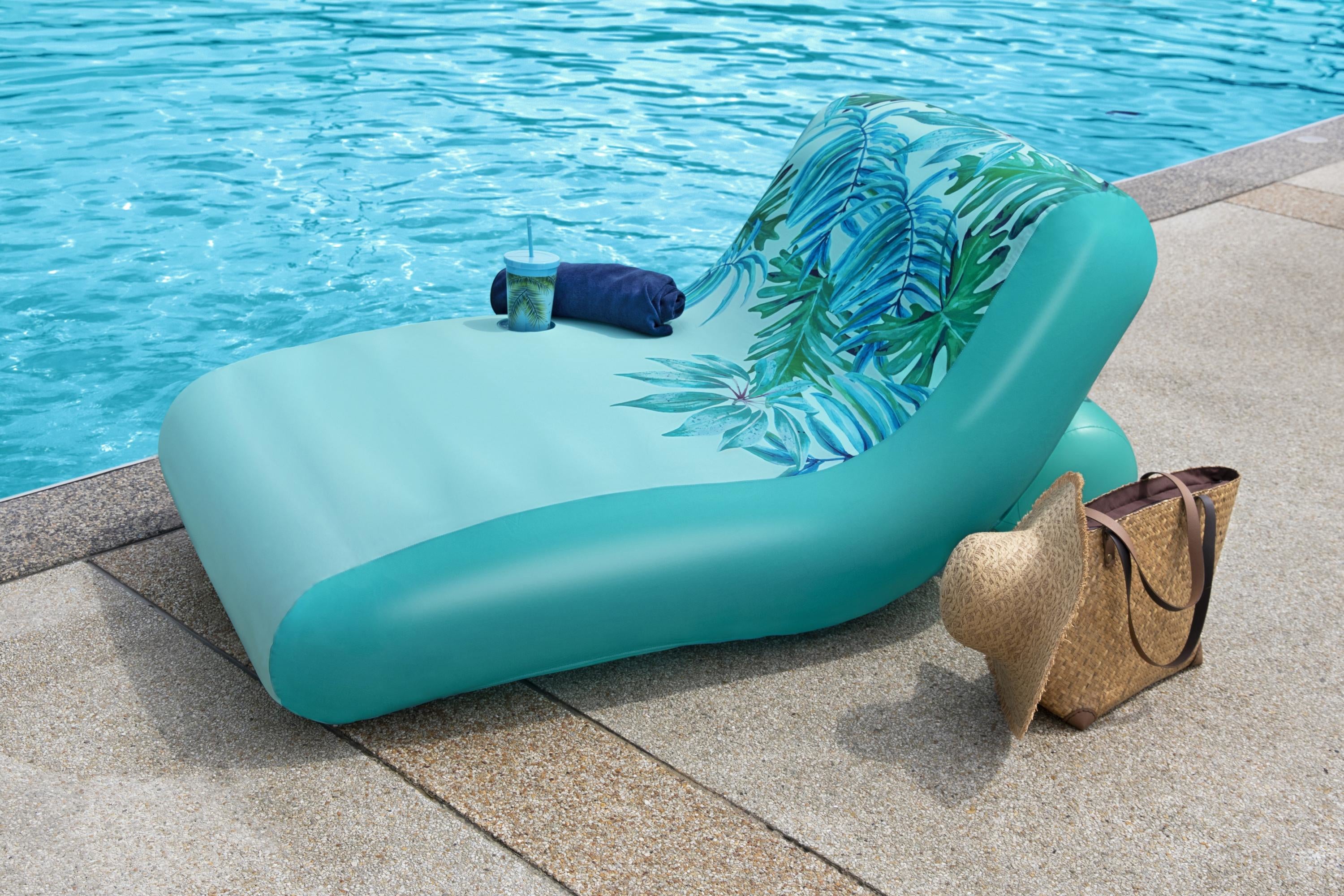 aufbewahrung luftmatratze pool Bestway Luxus-Lounge-Luftmatratze aus Stoff – Azzura Pool