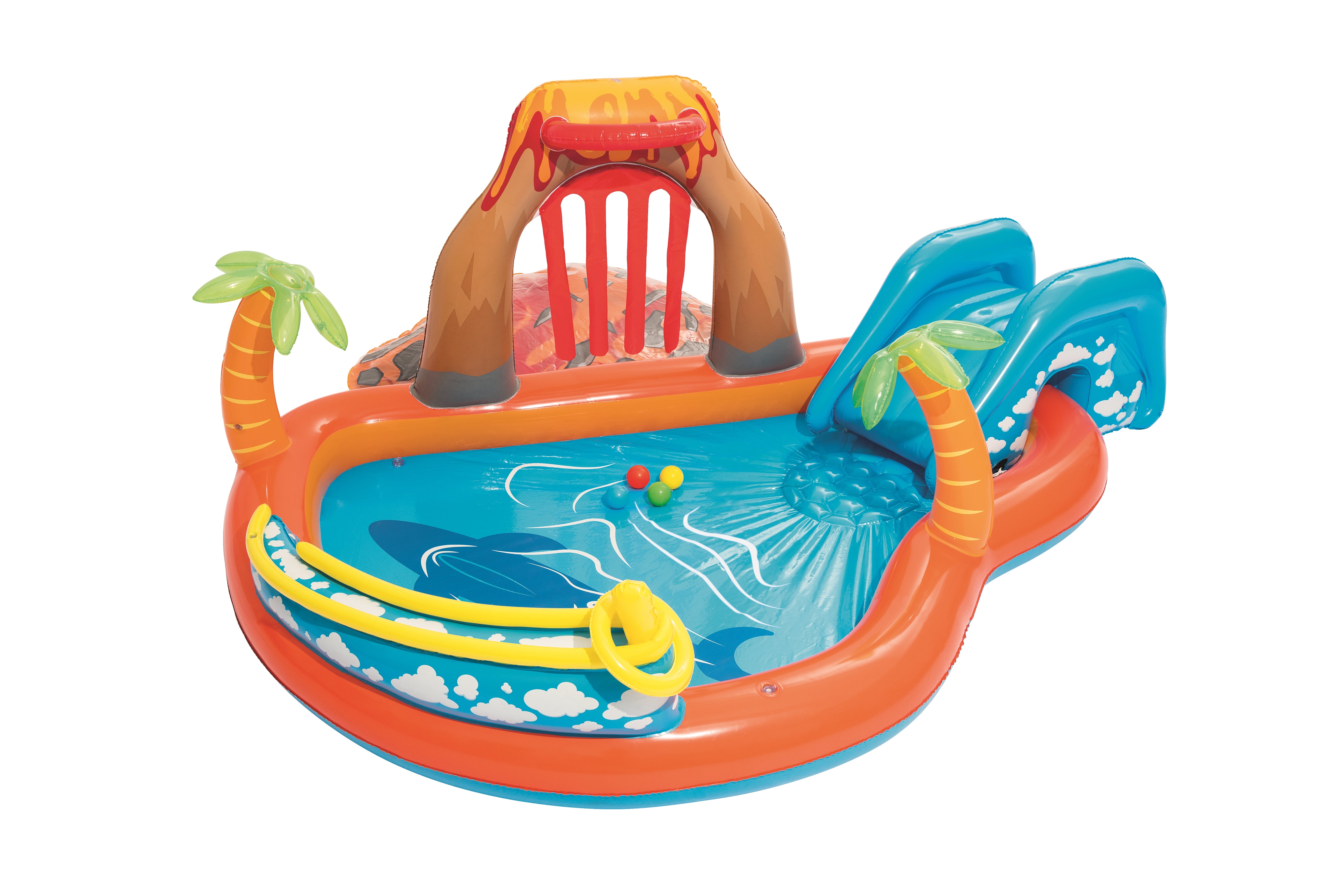 Bestway Tropical Island Spielbecken 265 cm x 265 cm x 104 cm 