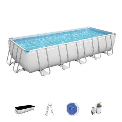 Bestway Power Steel Rectangular zwembad 640cm x 274cm x 132 cm