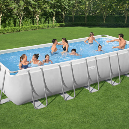 Bestway Power Steel Rectangular zwembad 640cm x 274cm x 132 cm