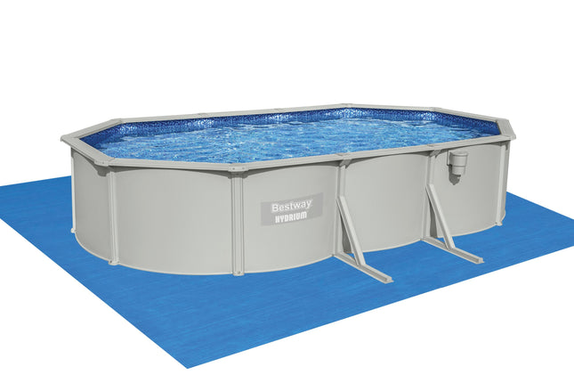 Piscine en acier Bestway Hydrium ovale 610 cm x 360 cm x 120 cm