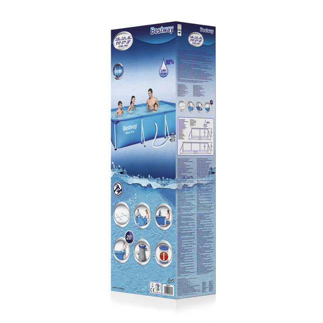 Ensemble piscine Bestway acier pro 300 cm x 201 cm x 66 cm