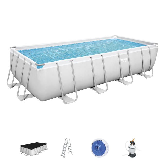 Piscine Bestway Power Steel 488 cm x 244 cm x 122 cm