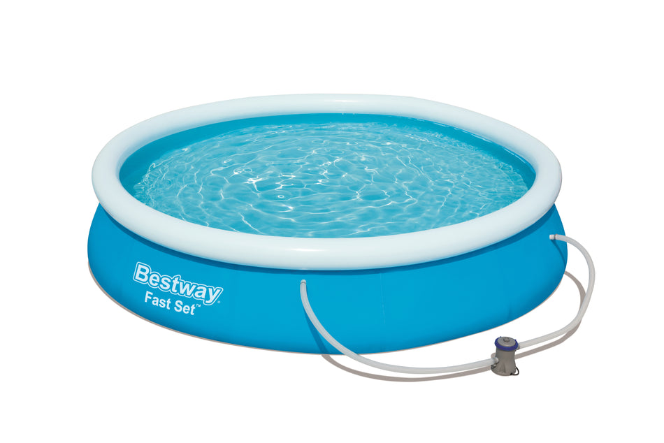 Bestway fast set zwembad met filterpomp Ø366cm x 76cm)