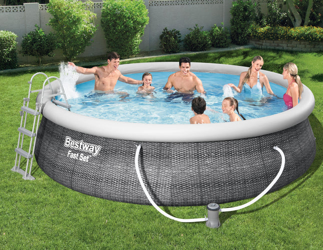 Piscine Bestway Fast Set Ø457 cm x 107 cm 