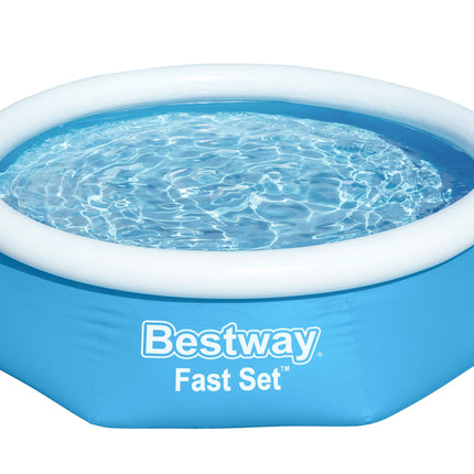 Bestway Fast Set zwembad  Ø244cm x 61cm + filterpomp