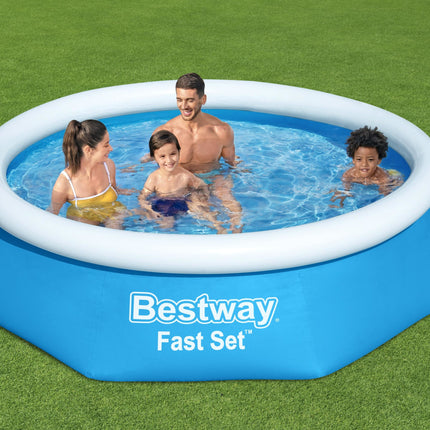 Bestway Fast Set zwembad  Ø244cm x 61cm + filterpomp