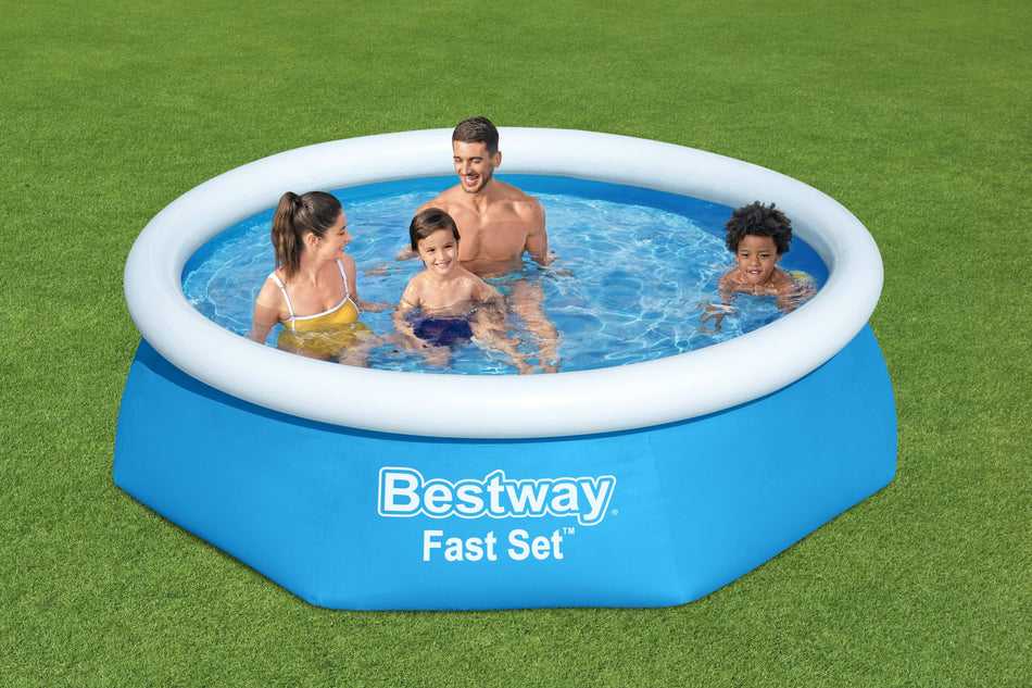 Bestway Fast Set zwembad  Ø244cm x 61cm + filterpomp