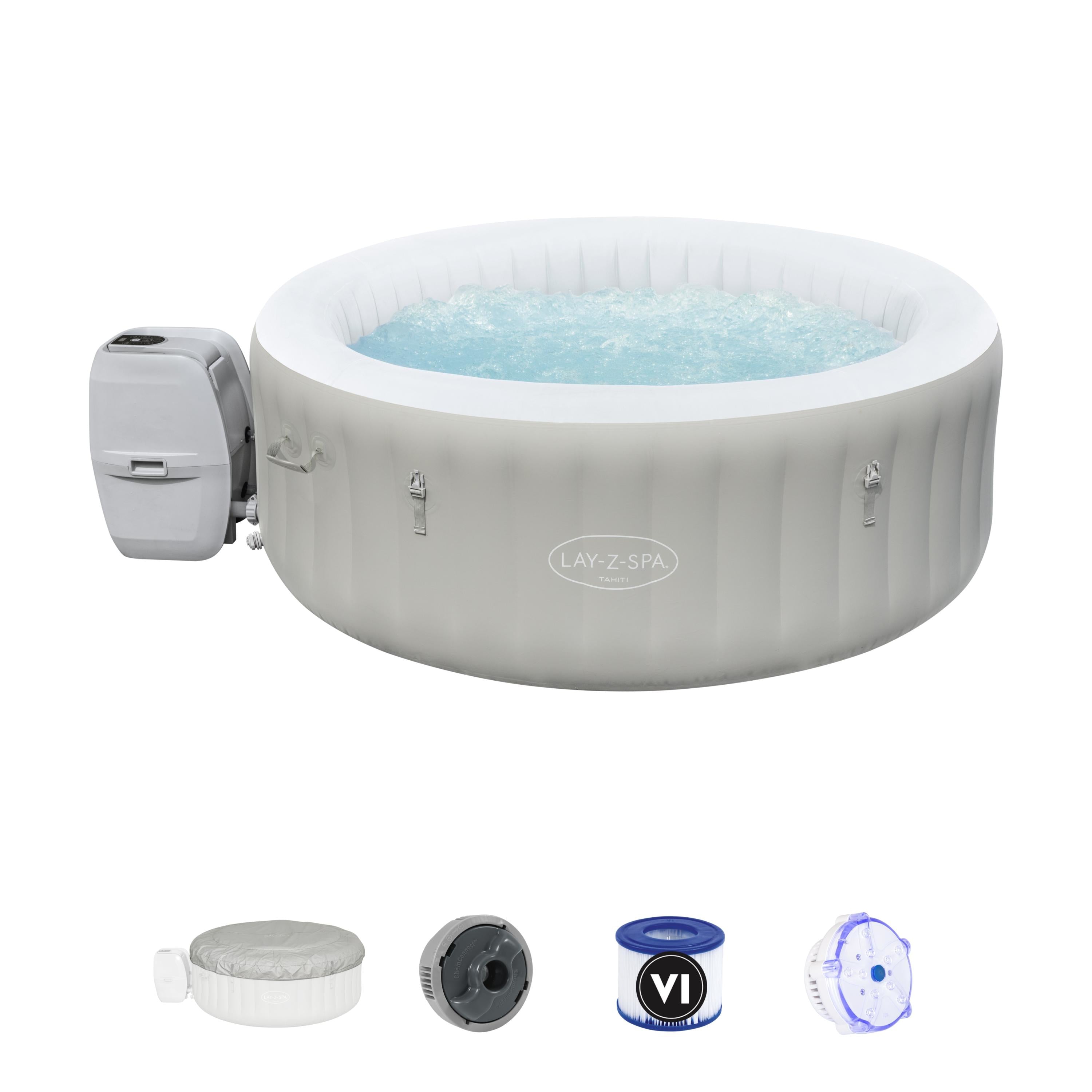 Lay-Z-Spa Tahiti AirJet, spa hinchable para 4 personas