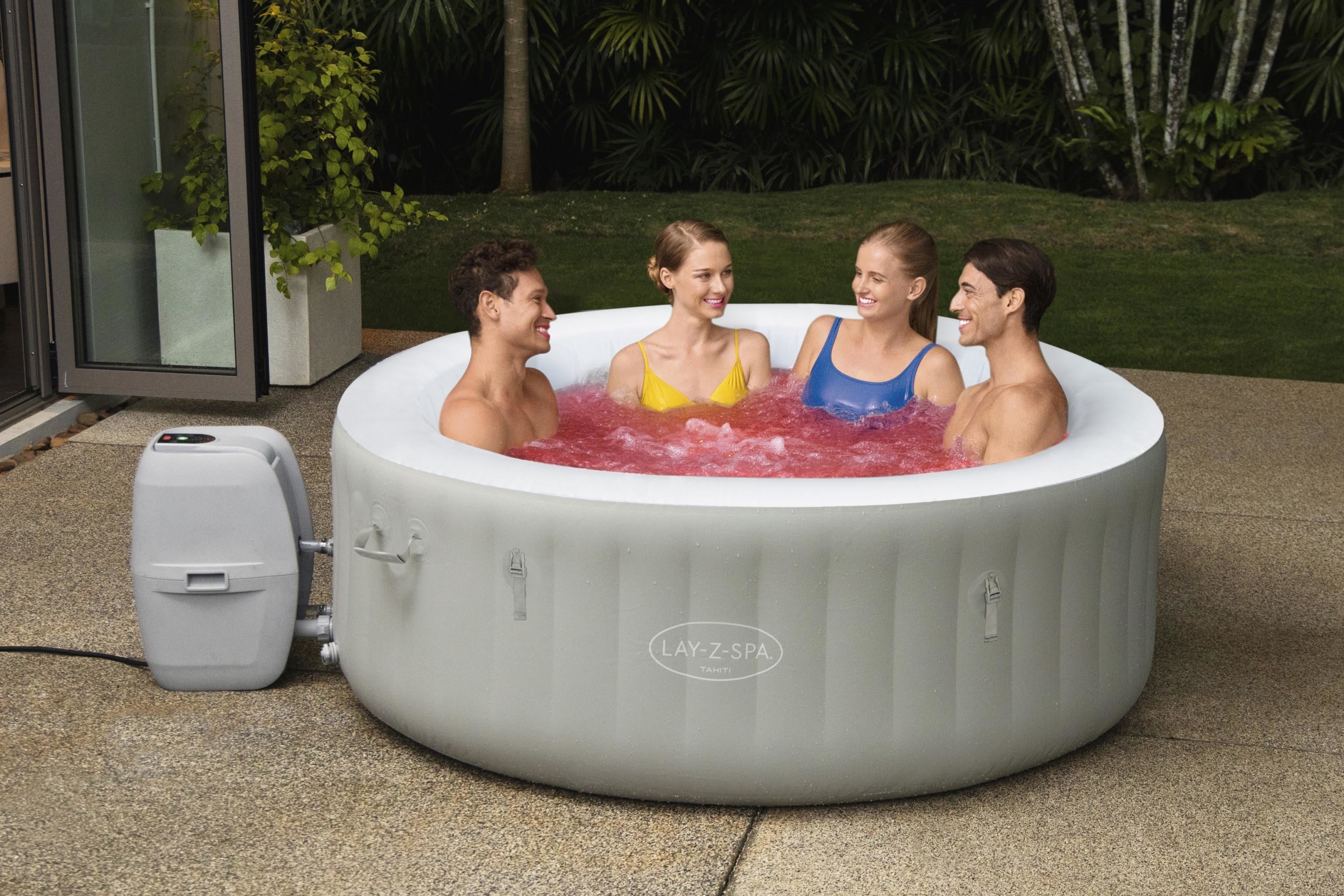 Lay-Z-Spa Tahiti AirJet, spa hinchable para 4 personas