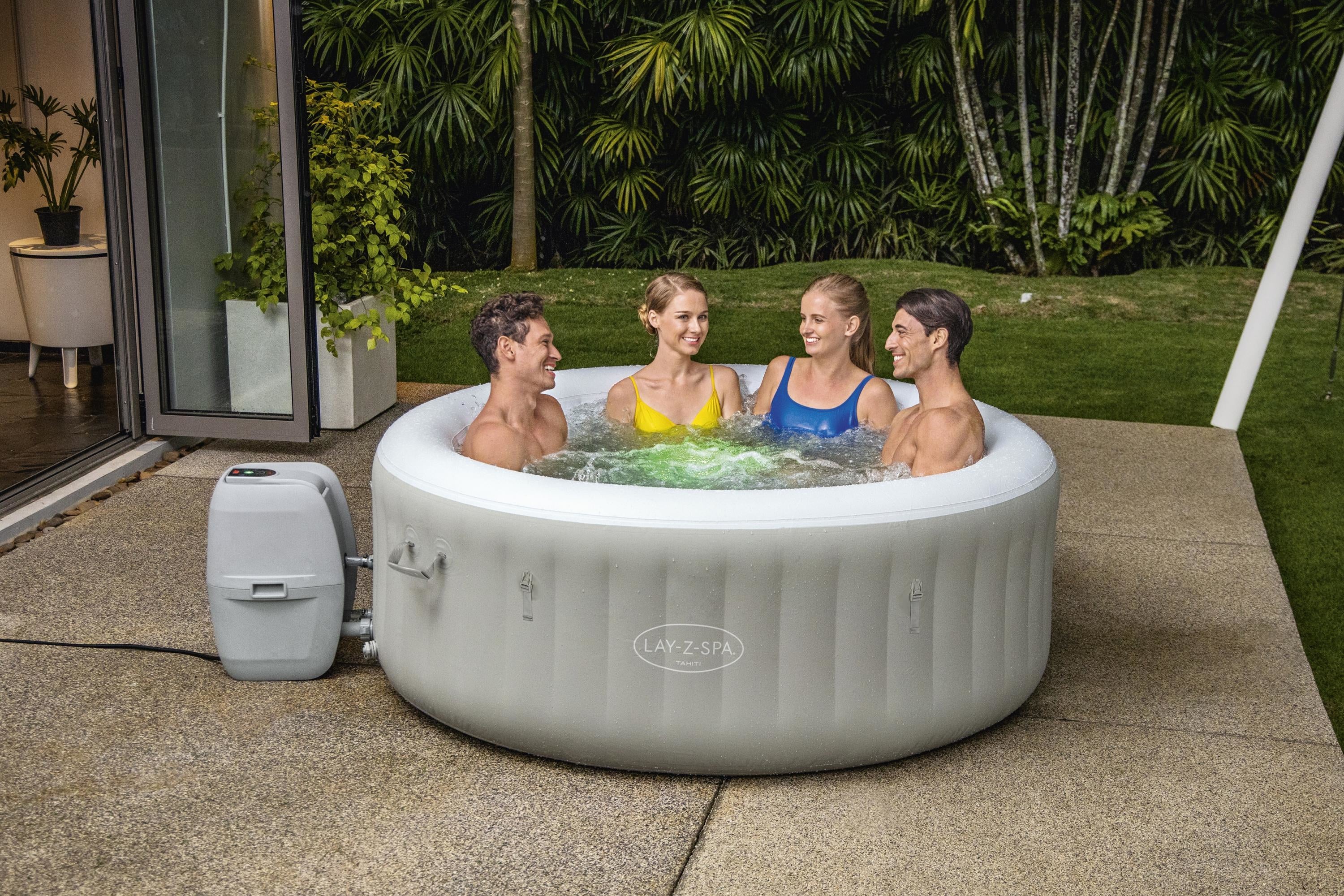 Lay-Z-Spa Tahiti AirJet, spa hinchable para 4 personas