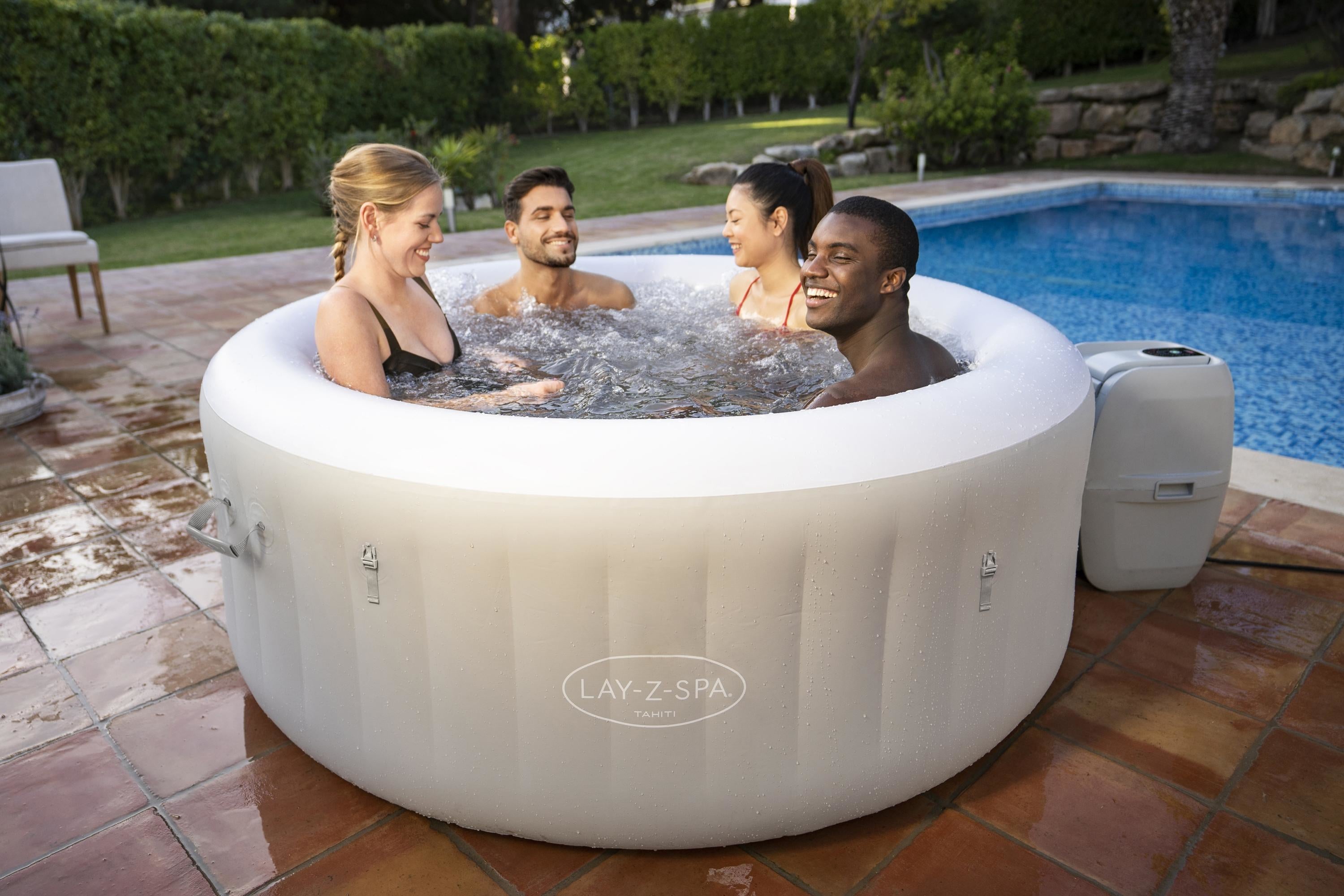 Lay-Z-Spa Tahiti AirJet, spa hinchable para 4 personas