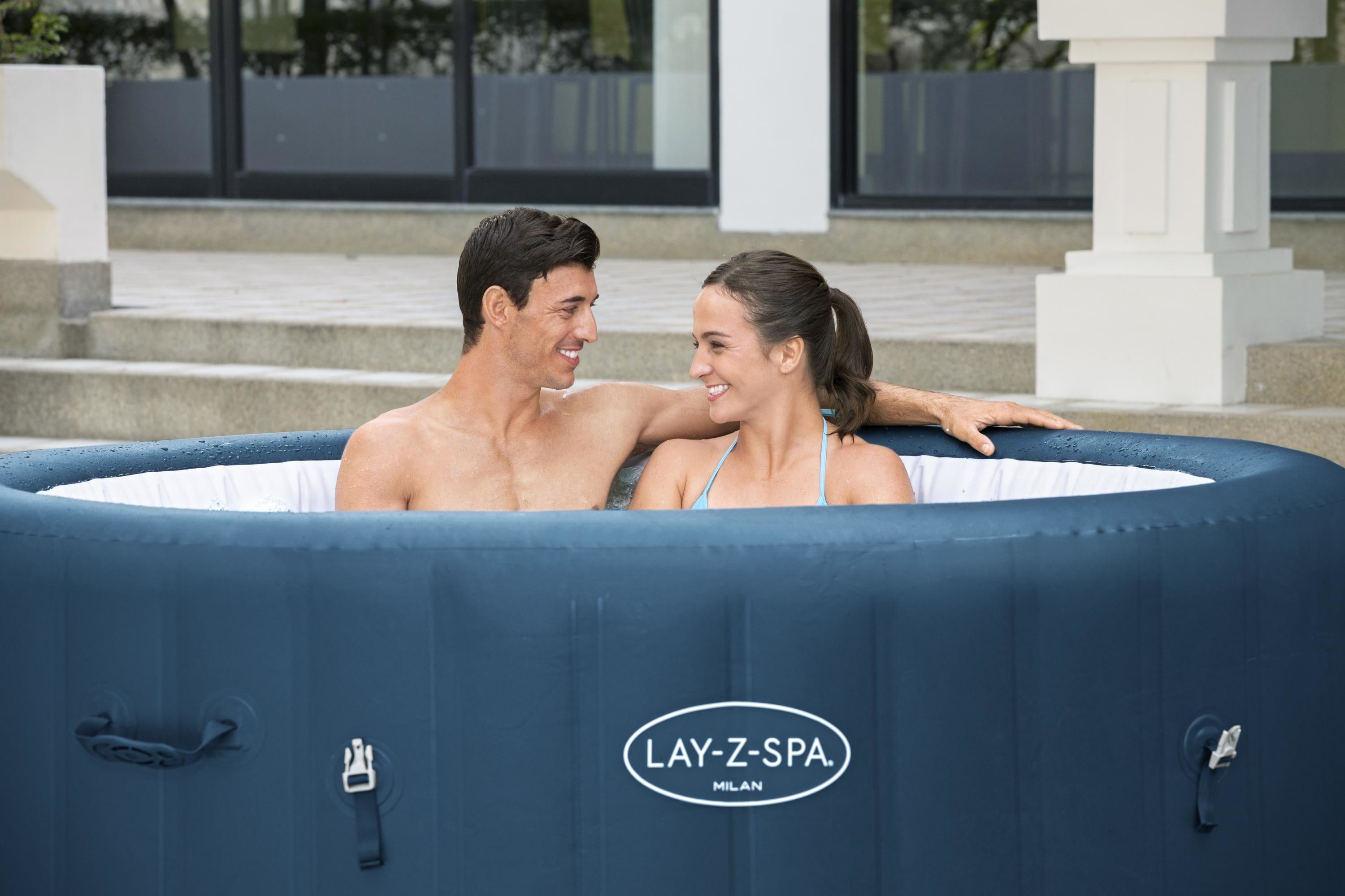 Lay-Z Spa Milan AirJet Plus opblaasbare spa - 6 persoons