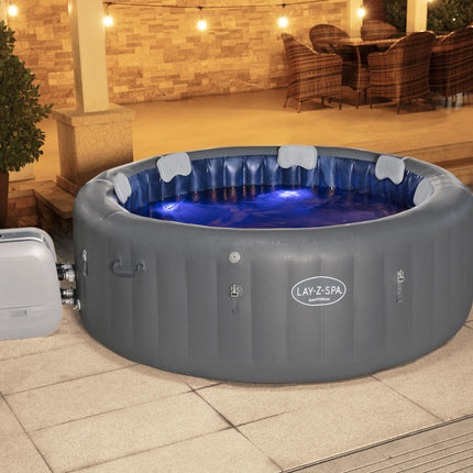 Lay-Z Spa Santorini HydroJet Pro aufblasbares Spa – 7 Personen