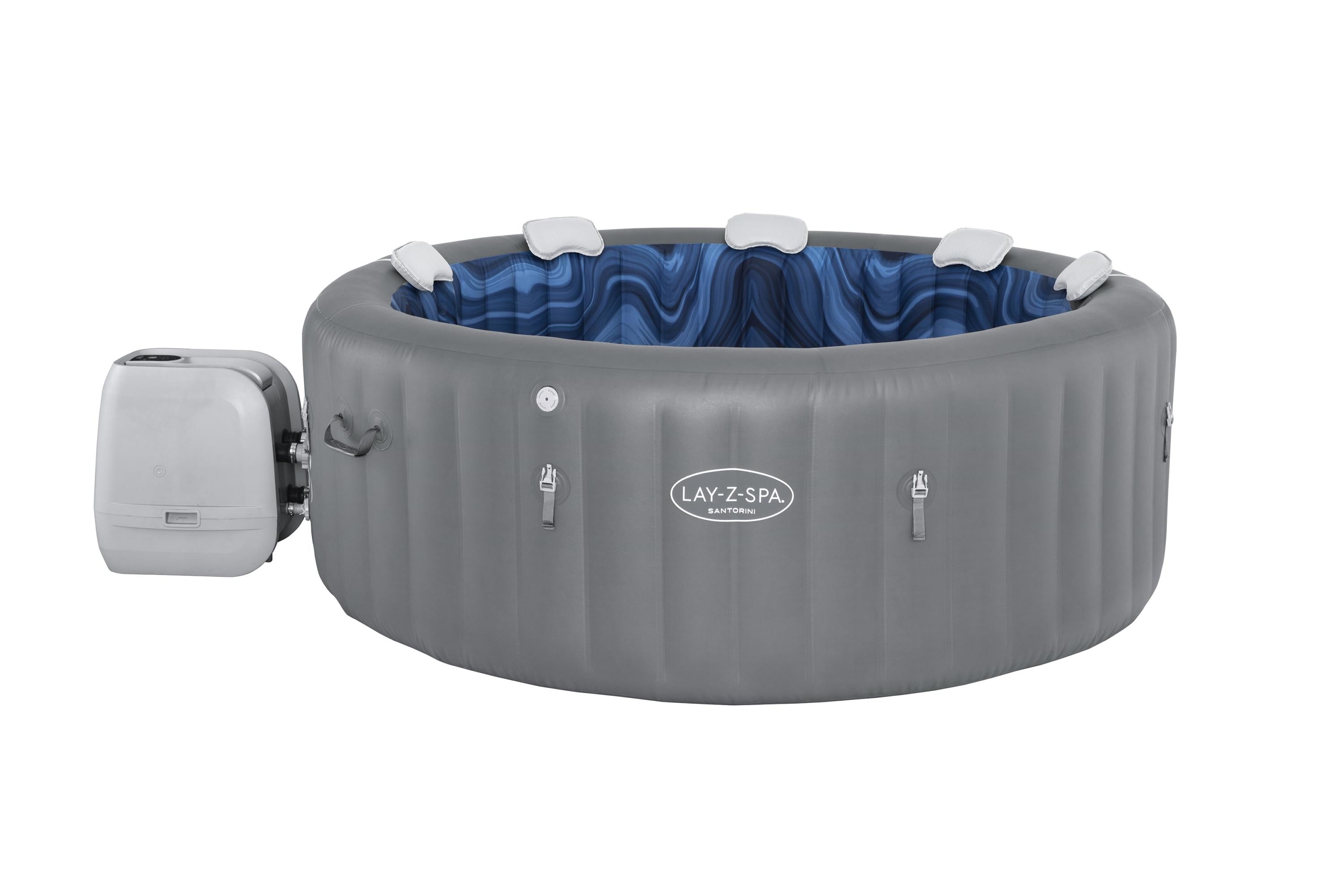 Lay-Z Spa Santorini HydroJet Pro opblaasbare spa - 7 persoons