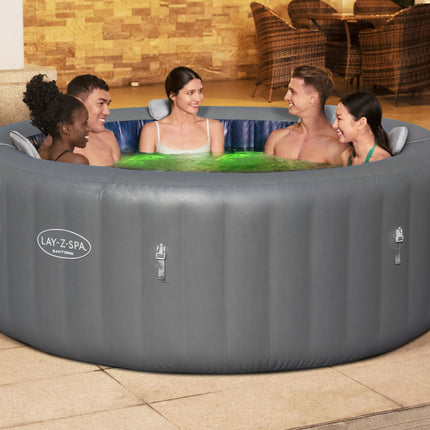 Lay-Z Spa Santorini HydroJet Pro aufblasbares Spa – 7 Personen