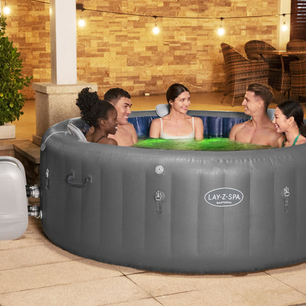 Lay-Z Spa Santorini HydroJet Pro aufblasbares Spa – 7 Personen