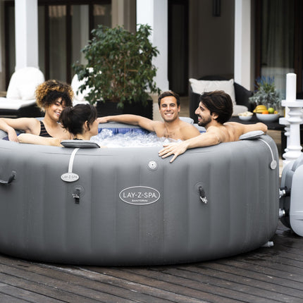 Lay-Z Spa Santorini HydroJet Pro aufblasbares Spa – 7 Personen