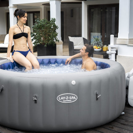 Lay-Z Spa Santorini HydroJet Pro aufblasbares Spa – 7 Personen