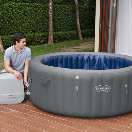 Lay-Z Spa Santorini HydroJet Pro aufblasbares Spa – 7 Personen