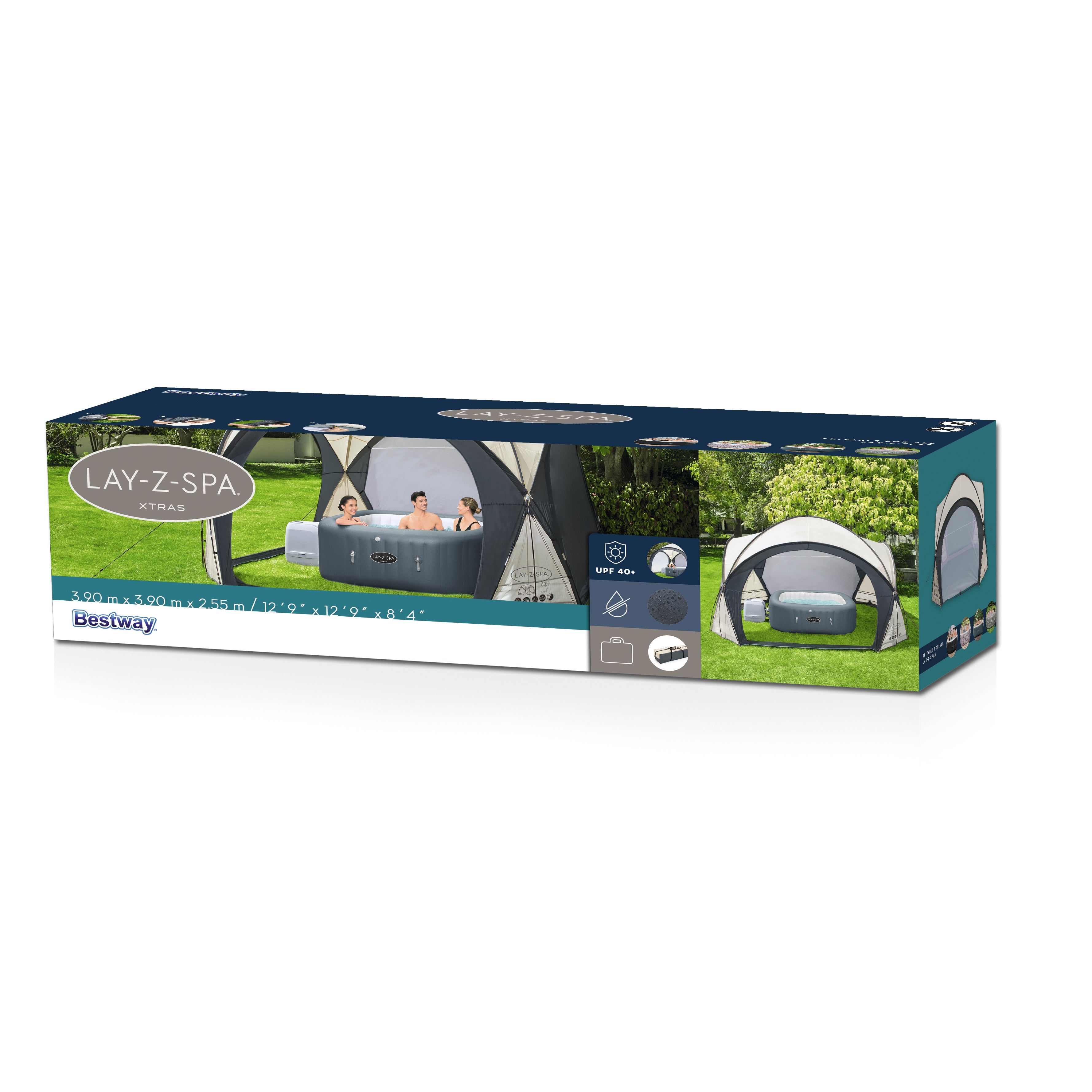 Dome Lay-Z-Spa-Überdachung 390 cm x 390 cm x 255 cm