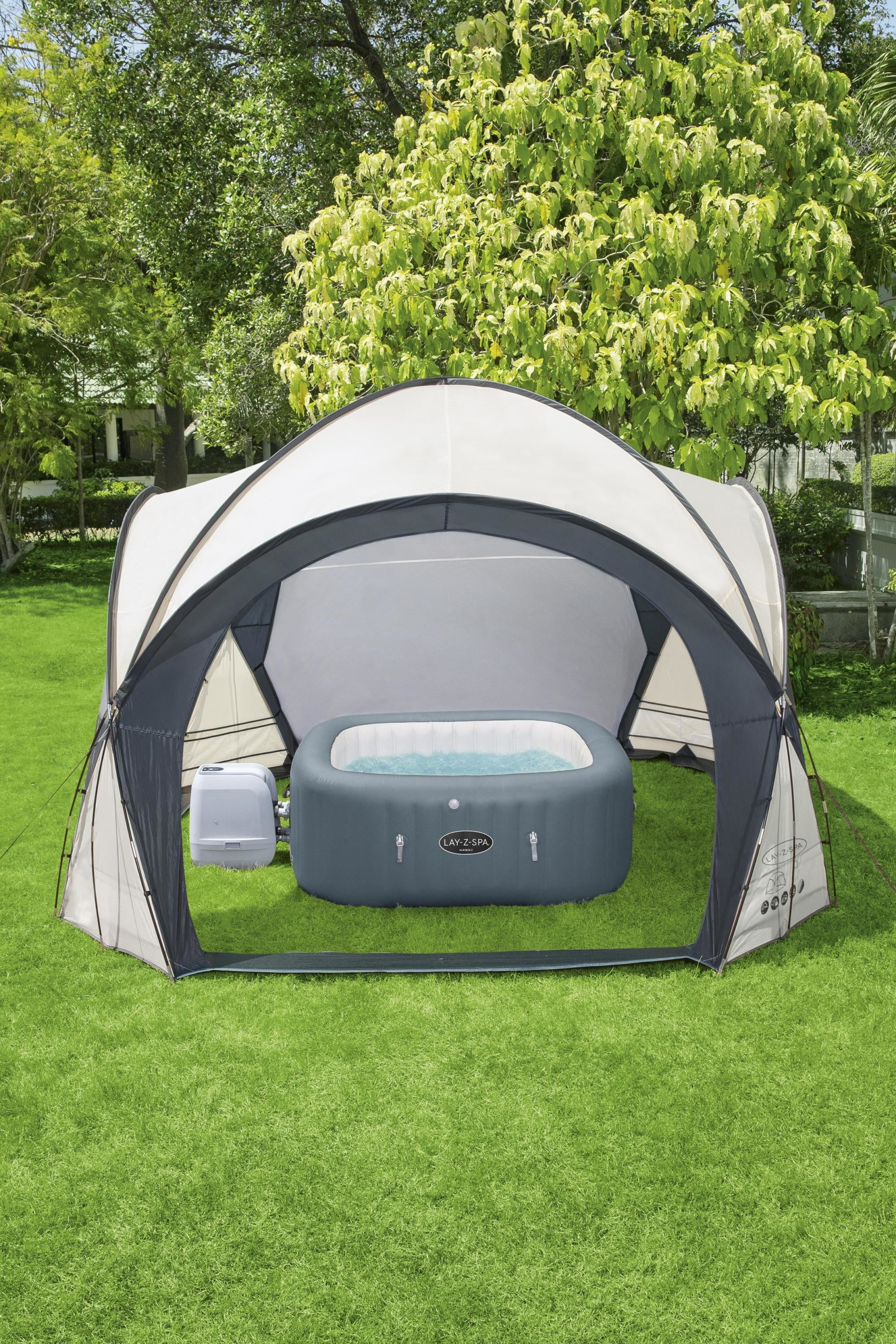 Dome Lay-Z-Spa-Überdachung 390 cm x 390 cm x 255 cm