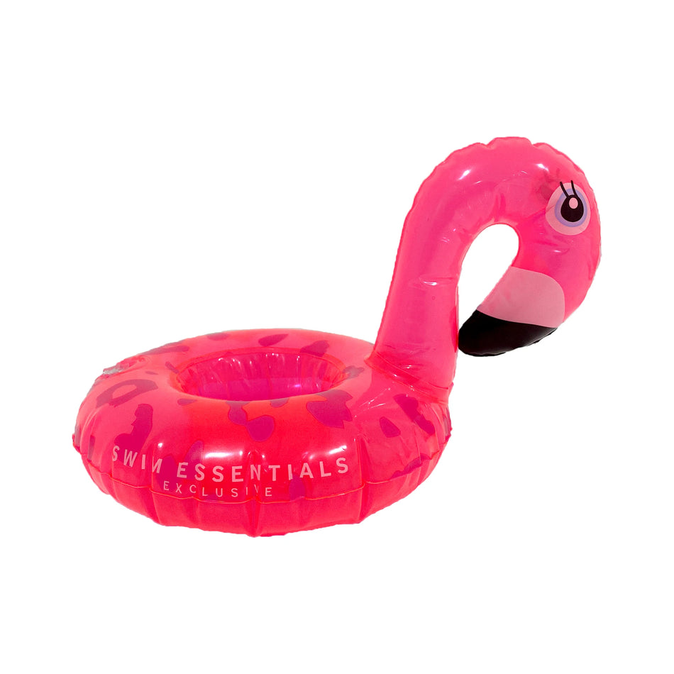 Swim Essentials Portavasos inflable Neon Flamingo