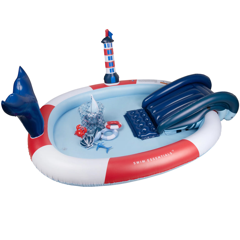 Swim Essentials Play Pool Impresión de ballena